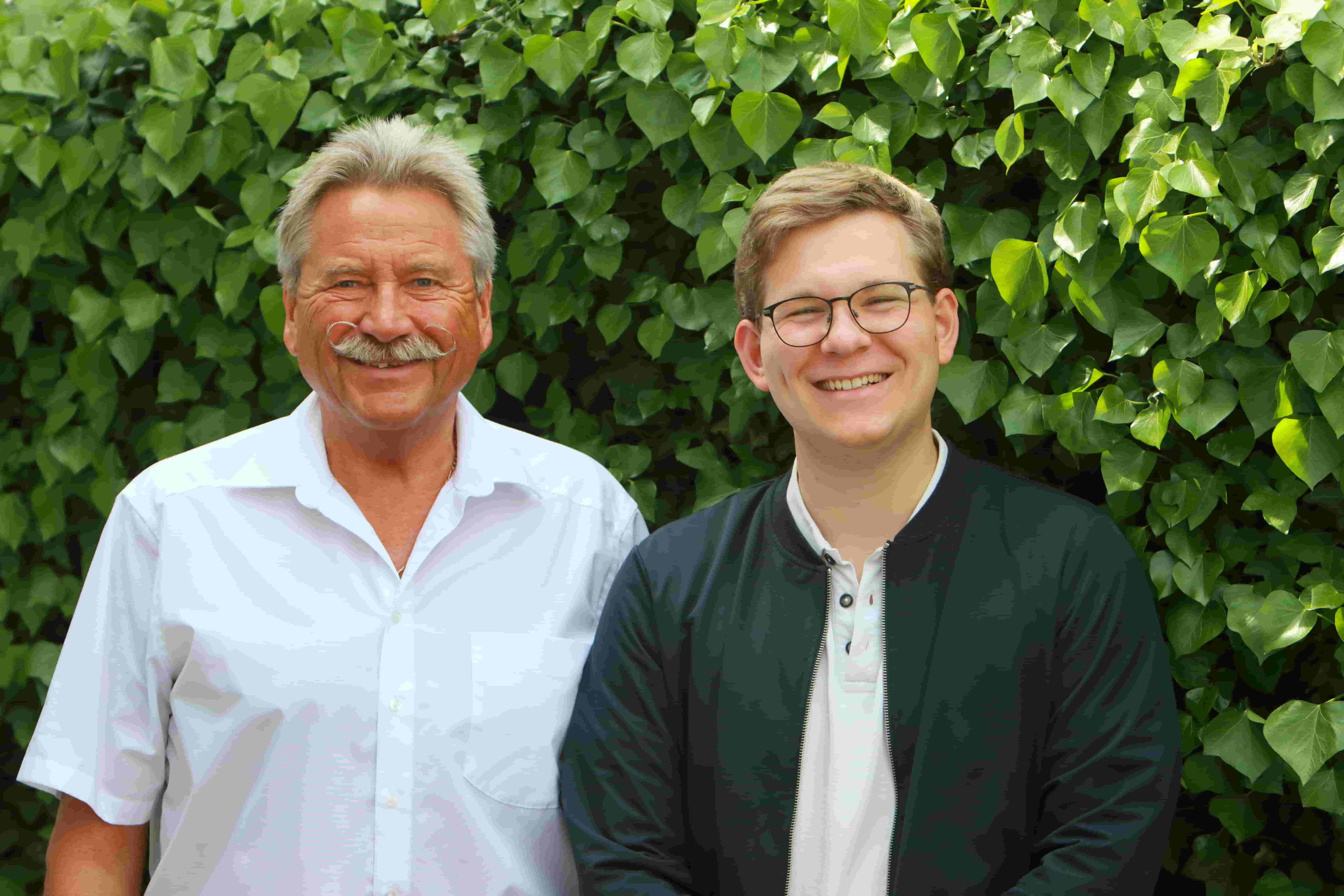 Noah Schollmeier und Roland Kramer